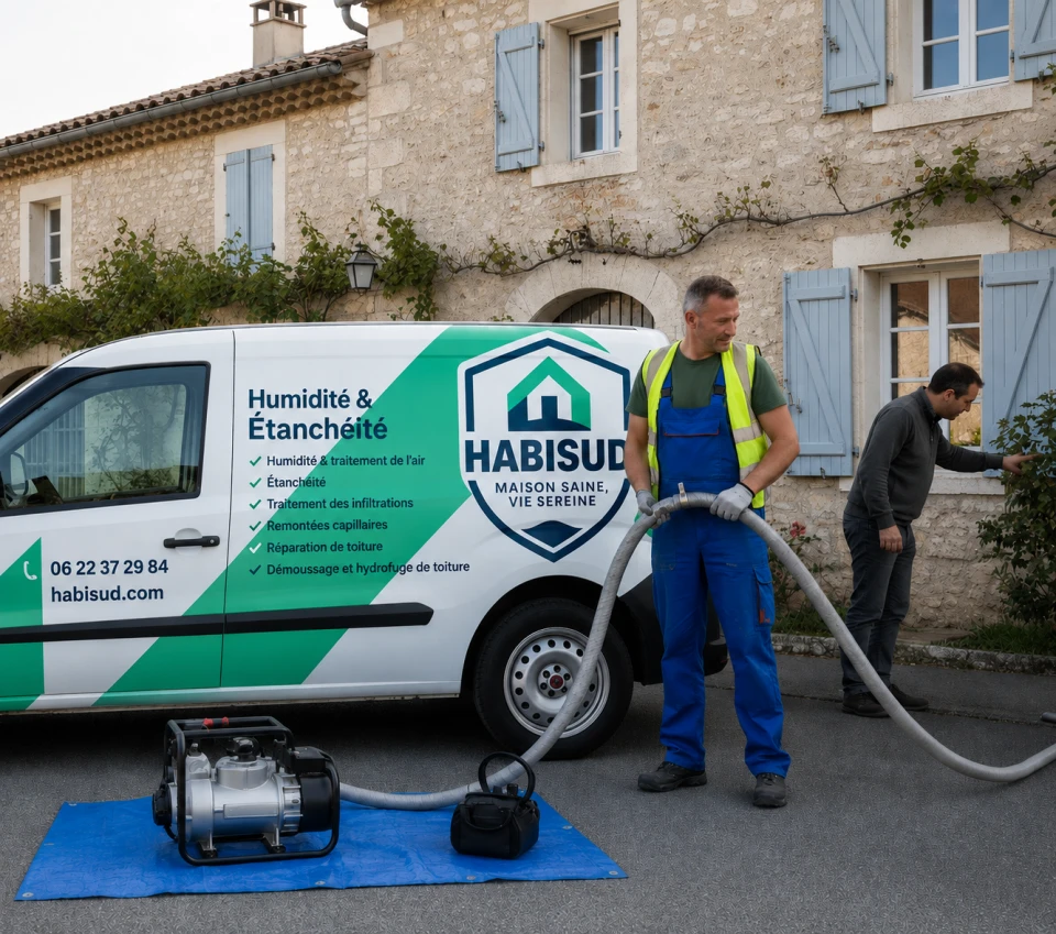 Habisud camion assainissement var