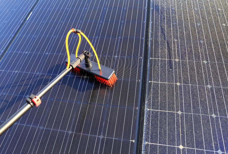 Nettoyage entretien panneaux solaire var